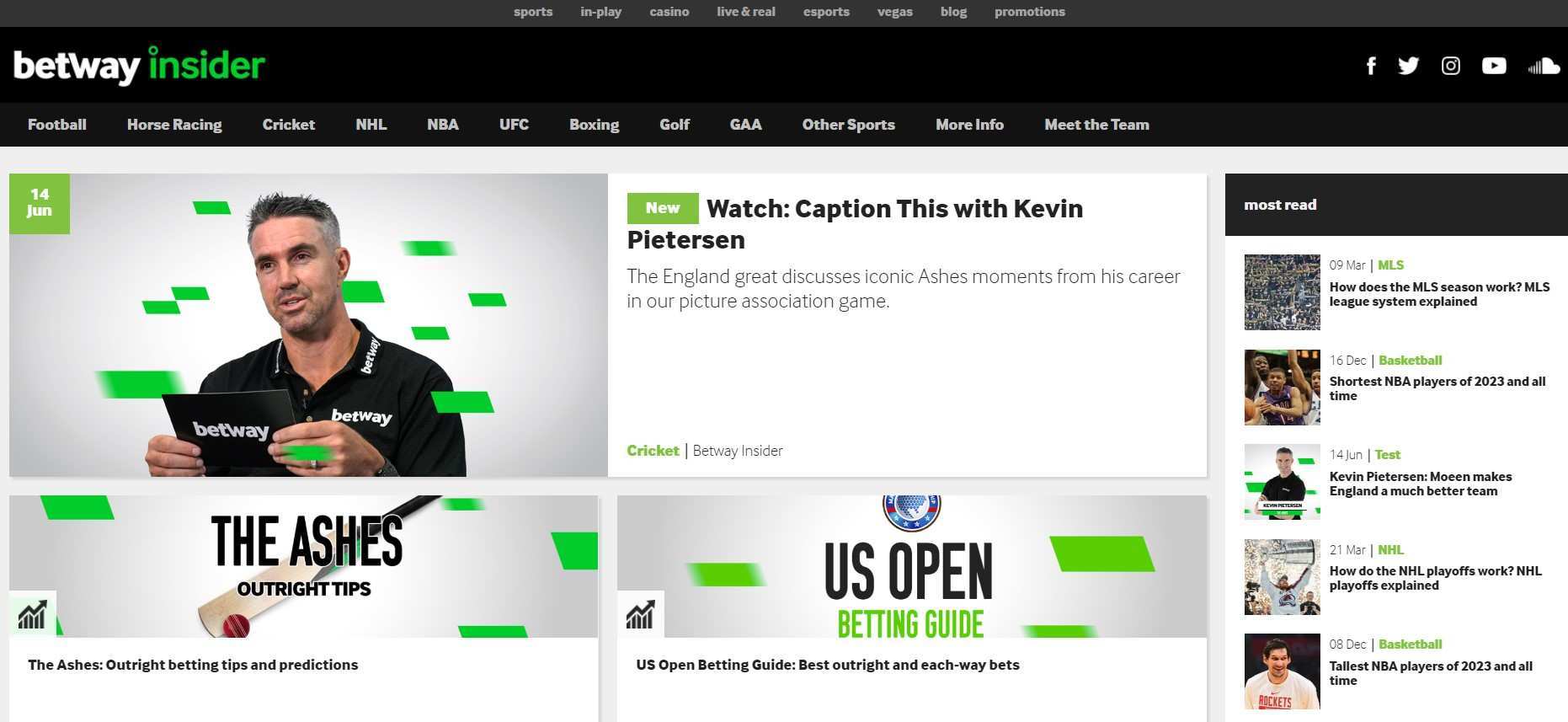 Preview of Betway Blog