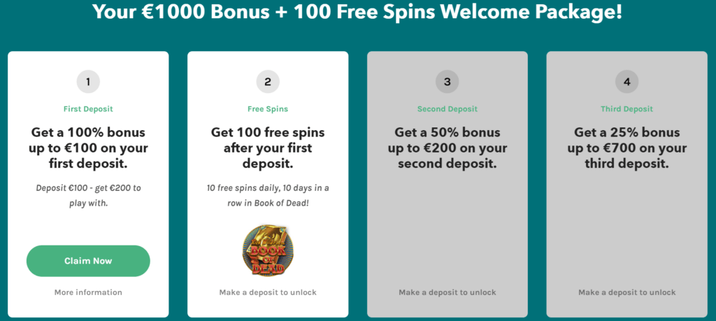 lucky days deposits